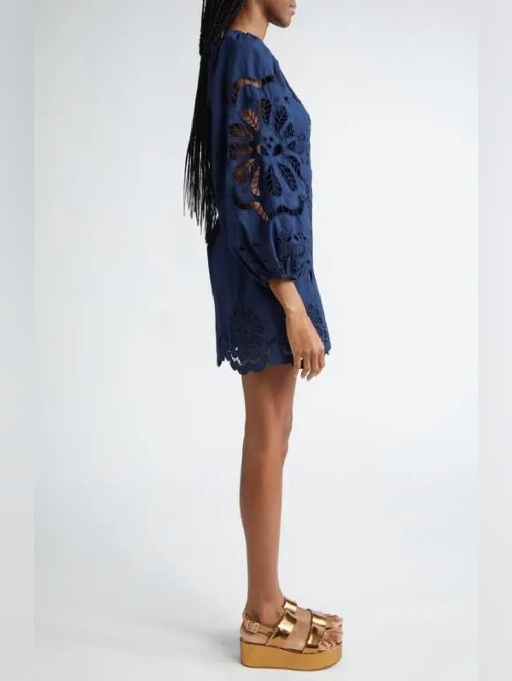 FARM Rio Flowery Richelieu Mini Dress - Picture 3 of 9